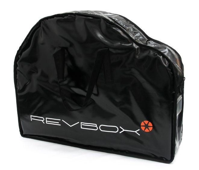 TRANSPORT & CARE When transporting the Revbox: 1. Keep it properly secured we recommend investing in the Revbox carry bag to keep all the parts protected. A 2.