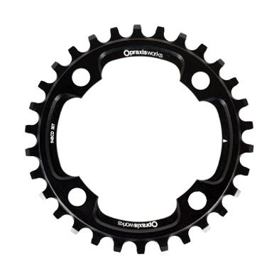 Example Shimano Shadow or SRAM Type 2 In rough terrain, or just for security, we still recommend use of an upper guide 30-2001 30T 104BCD BLK 32-2001 32T 104BCD BLK 34-2001 34T 104BCD BLK 36-2001 36T
