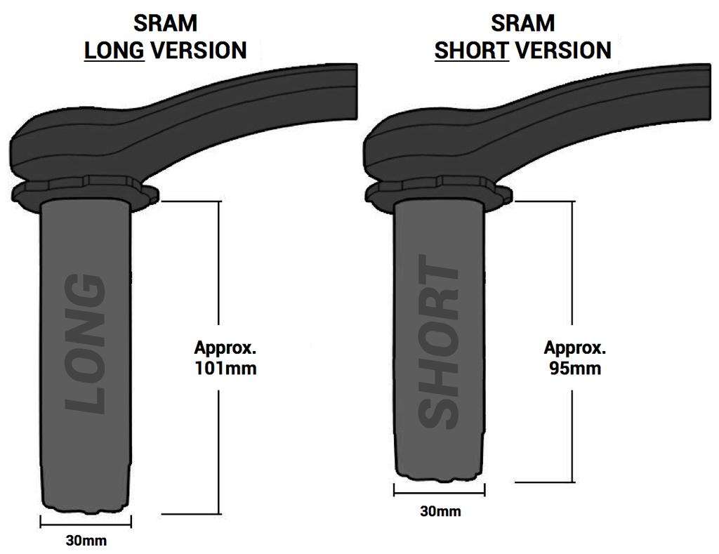 SRAM - REFERENCE PHOTO Check your crank spindle as SRAM has different