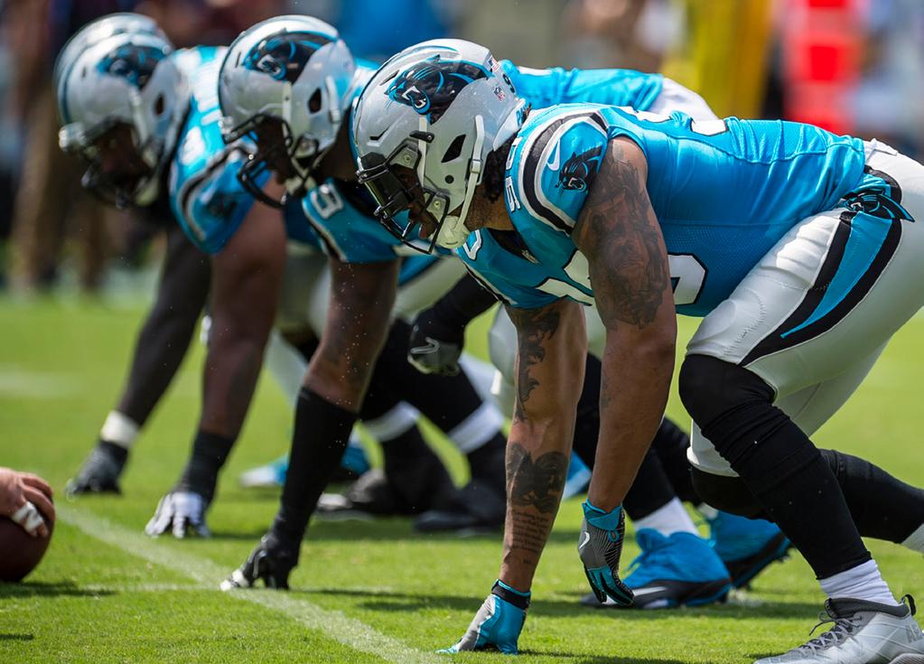 Team Notes The Carolina Panthers have had a productive defensive line over the last seven seasons. Since 2012, no group of defensive linemen produced more sacks than Carolina's 242.5.