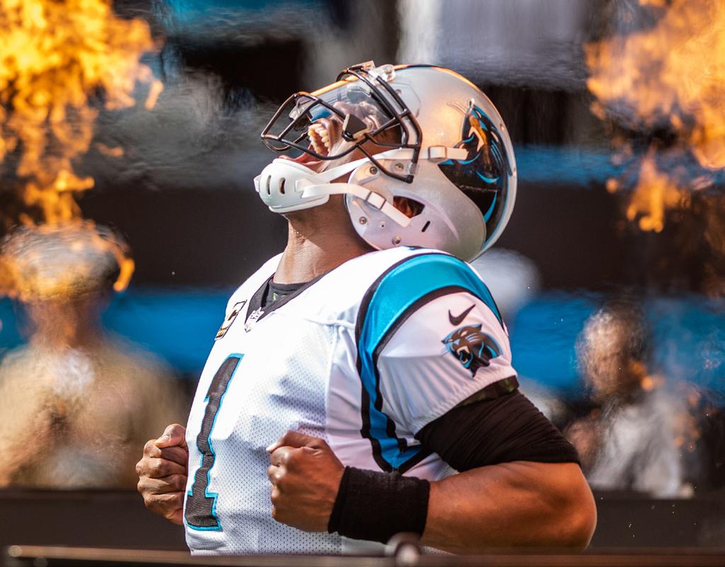 Cam Newton In 2018, Cam Newton passed Brett Favre for third-most touchdowns all-time through a player's first eight seasons. He had 28 touchdowns (24 passing, 4 rushing) in 2018.