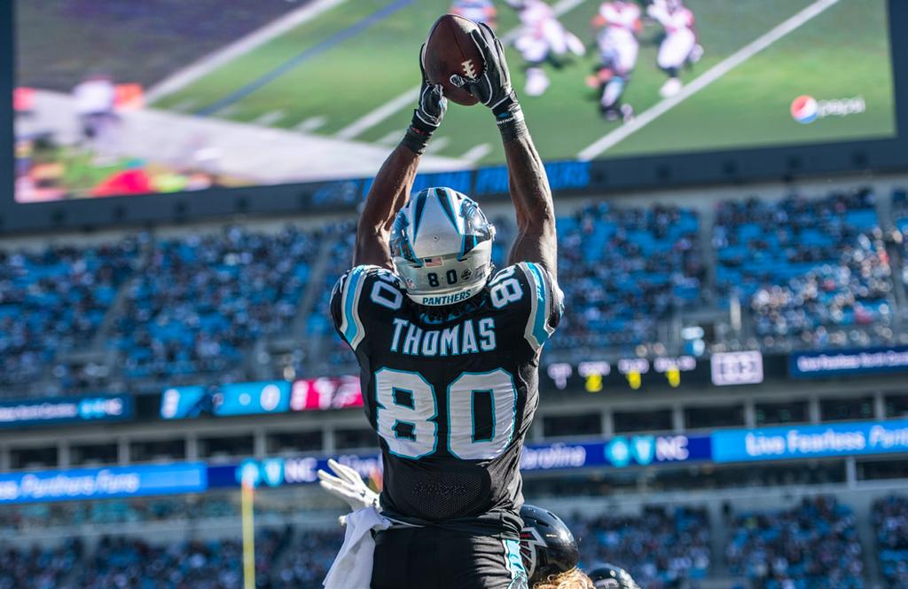 Olsen is the Panthers all-time receiving yards leader among tight ends and the Panthers all-time receptions leader among tight ends.