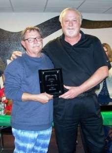 receives Jim King IronMan Award from SASBA President Mike Lynch