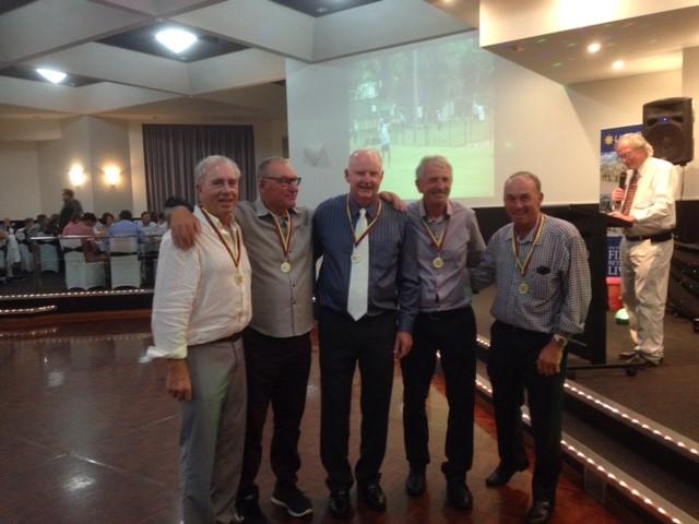Congratulations to WA s only winning team in the Men s O/70 Division 1: Alan Gooch, Henry Michael, Stephen Peters, Ken Pettit, Garry Searle and Gordon Gregory Individual Championships Some final