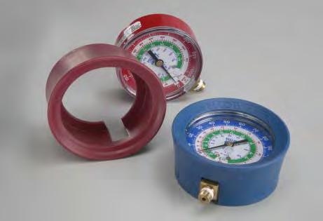 Flutterless technology with brass surge protector to minimize needle pulsation PROTECTIVE GAUGE BOOTS For 2-1/2" and 3-1/8" gauges 49067 F Brass pressure 0-500 psi 49068 F Brass compound 30"-0-120*