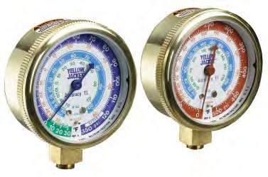 (polycarbonate) for old 49011, 49012 49039 Glass crystal for brass gauge 49040 Brass gauge ring *Features retard protection to 350 psi. Note: Gauges are not meant to be used with nitrogen.