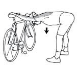 Hold top of the left foot (from iside of foot) with right had ad getly pull heel movig toward buttocks. The kee beds at a atural agle i this positio ad creates a good stretch i kee ad quads.