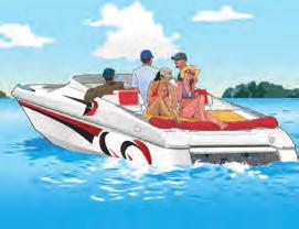 44 It s the Law! Failure to Regulate Speed is operating a boat or PWC at speeds that may cause danger, injury, damage, or unnecessary inconvenience either directly or by the effect of the boat s wake.