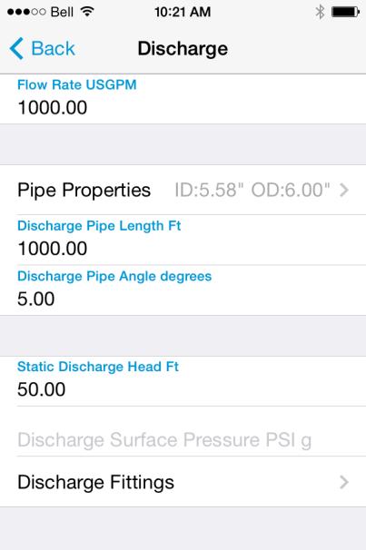 (Example HDPE) Select Pipe Rating.