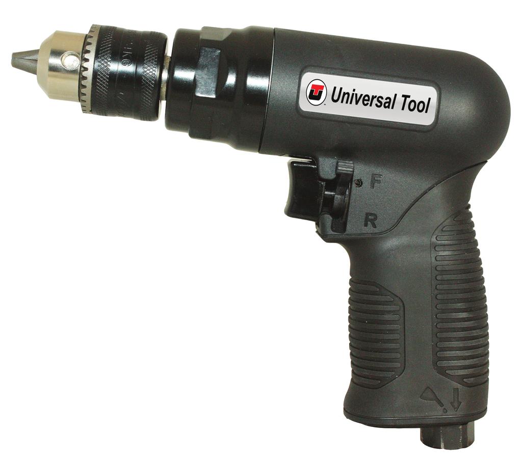 Universal Tool UT2815R 3/8-IN. REVERSIBLE DRILL DRILLS General Safety Information & Replacement Parts TABLE OF CONTENTS General Safety Information........................... 2 Air Compressor and Air Tool Safety.