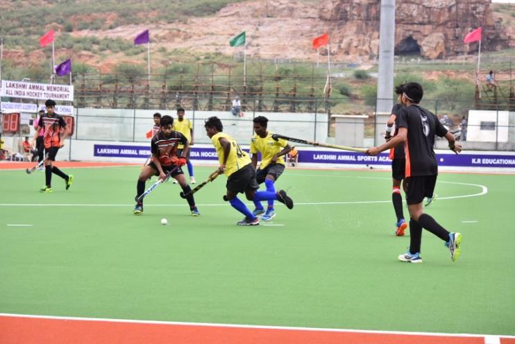 22 nd League Match @ 5.00 pm: The 22 nd league match was between Ghaziabad Sports Academy, UP and Indian Bank, Chennai.