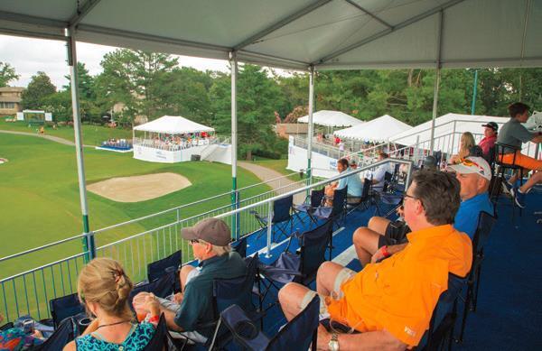 Copper Cellar 19th Hole - $2,240 4 Tickets per Day for all 4 Tournament Days Daily Access to a Shared Corporate Hospitality Suite Located At #18 Green in the Middle of the Tournament Action!