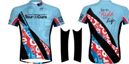 Your prize will then be delivered right to your door! And don t forget you can still get your 2013 Tour de Cure Commemorative Jersey on Tour Day WHILE supplies last!