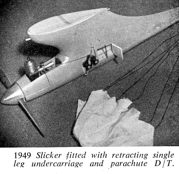 Although the plans show an under-cambered wing section, the designers original model has a flat wing of thin Clark Y section.
