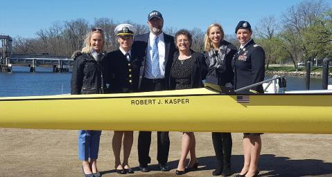 Lightweights: Robert Kasper Shell Dedication On a beautiful, albeit windy day in March, the United States Naval Academy Lightweight Crew was pleased to dedicate its newest shell in honor of a truly