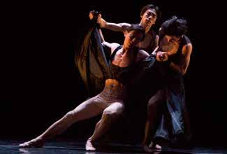 The mixed bill programme showcased four of the Company s signature pieces, consisting of two Chinese choreographers works: Li Jun s Dancing with the Wind and Fei Bo s Pas de Trois from A Room of Her
