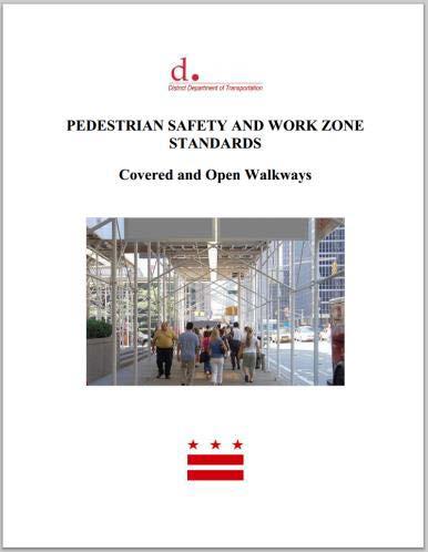 Public Space 4 Basic options to accommodate pedestrians: o Covered on