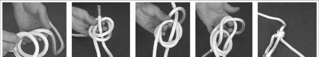3.1.2 Rope maintenance VISUALLY INSPECT YOUR ROPE BEFORE EACH USAGE. IF IT SHOWS ANY SIGN OF DETERIORATION (CUT STRANDS, EXCESSIVE ABRASION) REPLACE IT. IF YOUR ROPE IS DIRTY, WASH IT.