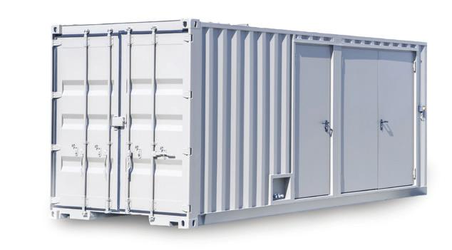 Options range from standard shipping containers and special containers to customised individual housings that are designed and produced to specification.