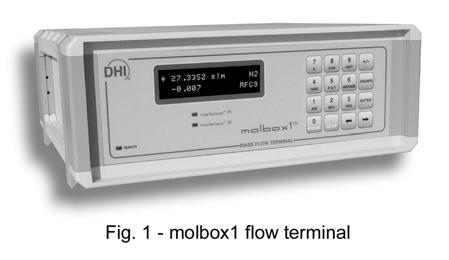 temperature and flow profile just upstream of the nozzle. The nozzle and gas conditioning hardware make up a single integrated flow measurement module.