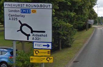They spread destinations over multiple signs This sign is for long distance things like towns and motorways but in the