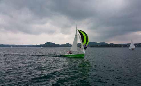 Spring Series Racing Rick Mella The start of this year s 2019 Spring Keelboat Series race got underway in 8-10 mph winds, coming from the Northwest with a 13:05 start on Saturday March 9th, for the