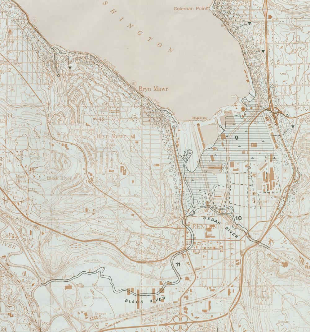 Shoreline Map: Renton Burrows Map Source: Michael J.