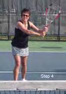 forehand service return, the backhand service return, and the forehand high volley approach shot.