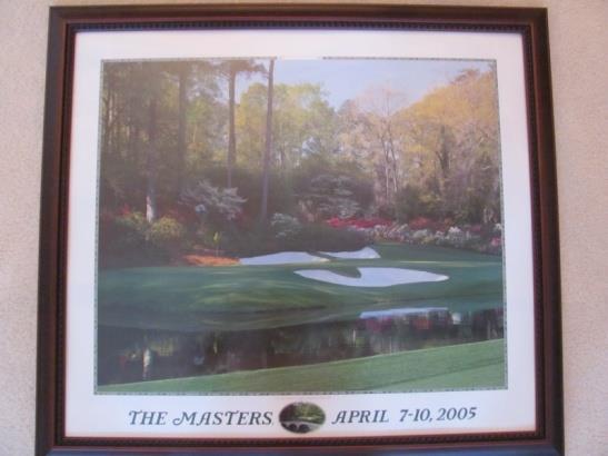 WELCOME MASTERS GREEN, MAP OF THE USA. Sale price @ $10 c. CADILLAC OFFICIAL CAR, THE MSTERS.