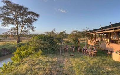 Ol Pejeta Ol Pejeta consists of 6 non-permanent large tents which are all situated along the river at Ol Pejeta Wildlife Conservancy in Nanyuki, Kenya.