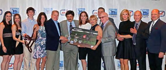 Hanover, collected divisional honors at the Dan Patch Awards Banquet on February 22, 2015 in Orlando, FL.