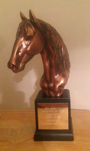 SPHO-NJ PRESENTS 2014 AWARDS AT ANNUAL BANQUET Awards for 2014 were presented by the Standardbred Pleasure Horse Organization of New Jersey (SPHO-NJ) at a banquet on Sunday, February 15, 2015 to