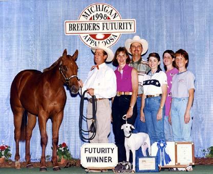 2007 World Top 10 in Open Junior Western Pleasure with Sarah Aron riding for Dawn M. Bluhm.