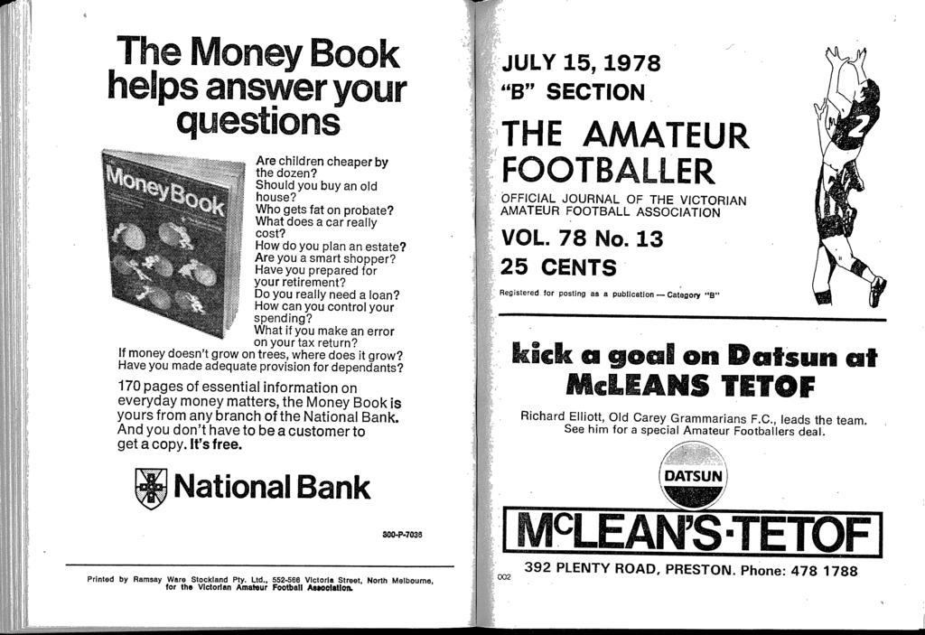 The Money Book helps answer your ~ estions Are children cheaper by the dozen? Should you buy an old house? Who gets fat on probate? What does a car really cost? How do you plan an estate?
