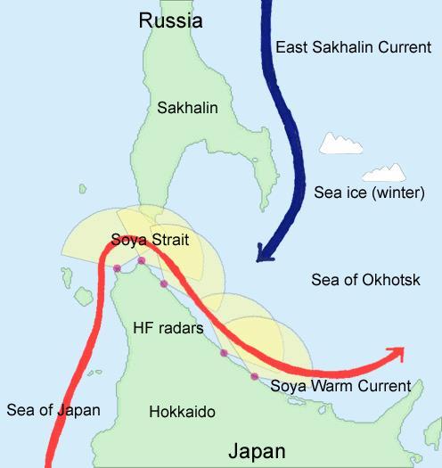 The Soya Strait Rssia China Sea