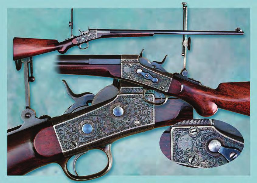 Figure 3. Engraved Remington No. 1 Creedmoor Long Range Target Rifle Special Order.