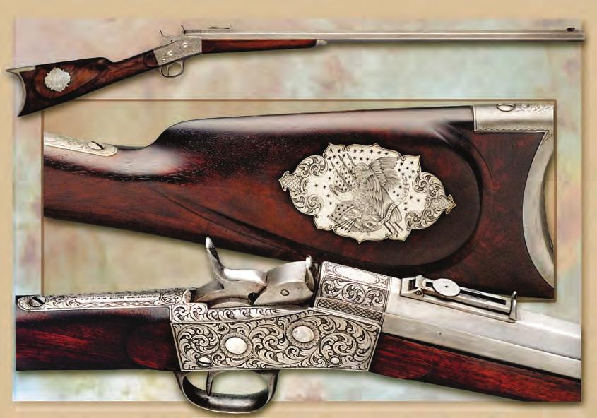 Nimschke, one of the finest engravers of American firearms in the 19th Century, left his record book complete with notations and engraving pulls.