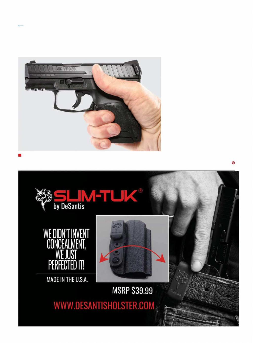 work. enough structural integrity to The VP9SK mags hold 10 rounds, butthepistolworkswithlarger-ca- SDFLW\+.PDJD]LQHV³VSHFLÀFDOO\ those designed for the VP9 and P30, both 13- and 15-rounders.