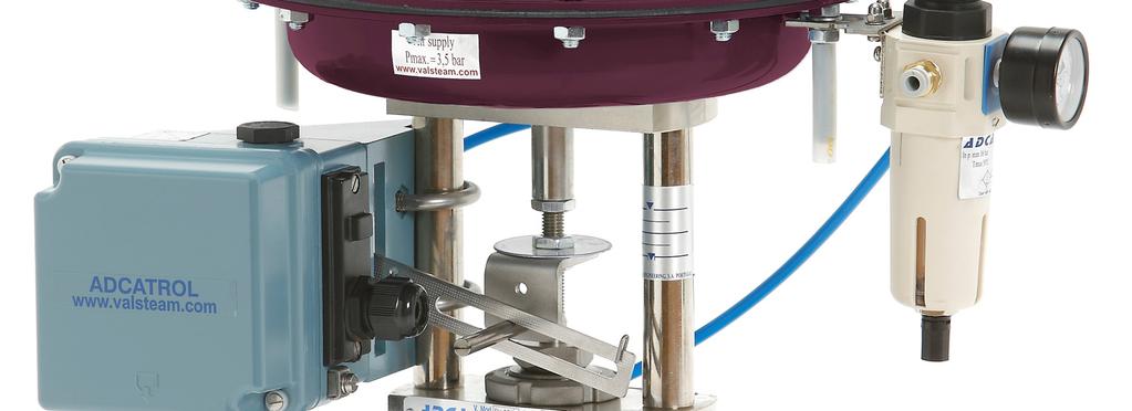 The PV25 valves have been designed to assure an accurate control in any process condition.