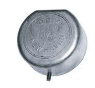 405 Zinc Slip-On Cap Beckett s most economical design Zinc alloy won t rust Slip-on design Only requires ~/6 pipe-to-wall clearance Supplied with set screw and