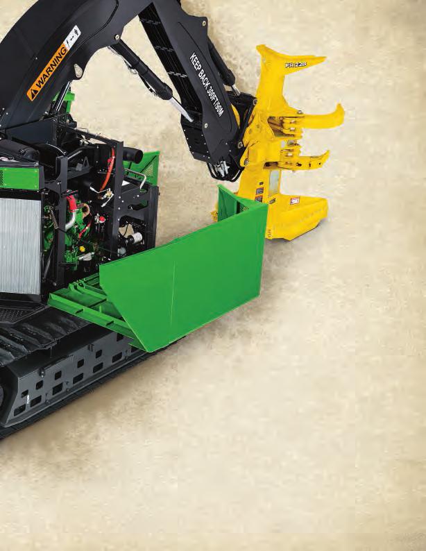 Keep downtime down with ULTIMATE UPTIME In addition to the base John Deere ForestSight features, our dealers work with you to build an uptime package that meets your specifc needs, including