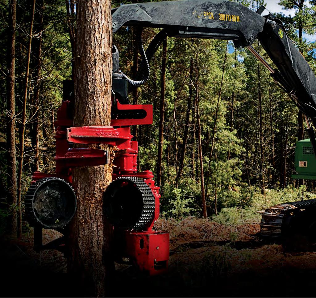 The worst of the woods brings out its best. 6 7 From its forestry-tough boom to its protected undercarriage, a 900KH-Series Harvester is built to take on whatever the woods throws your way.