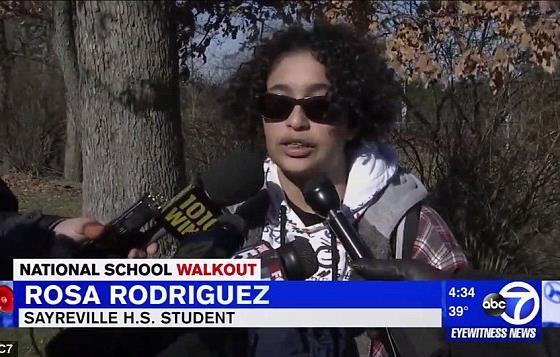 Rosa Rodriguez, a 15 year-old student at Sayreville HS in NJ Received one day of