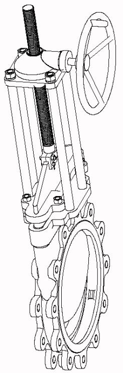 Figure 1: Handwheel operated valve Figure 2: Bevel gear operated valve Figure 3: Cylinder operated valve 3.
