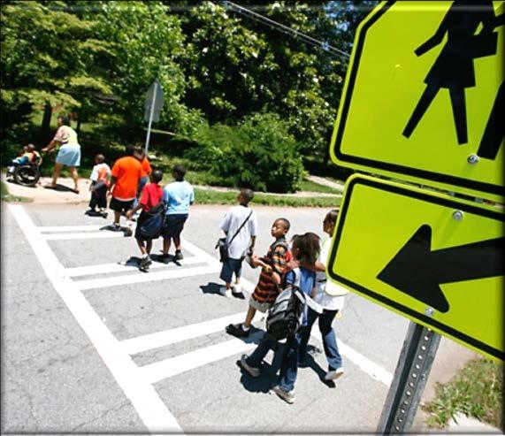 Goals Promote walking and biking to school Increase safety for school children Raise safety awareness among drivers Improve pedestrian, bicycle and traffic