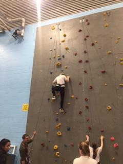 I climb for the British National Climbing Team as well as the Depot Climbing Team.