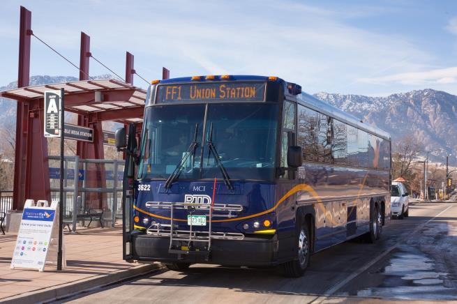 US 36 Trip Characteristics by Mode Transit Ridership RTD s Flatiron Flyer regional bus service connects thousands of commuters to their destination every day. Over 57.