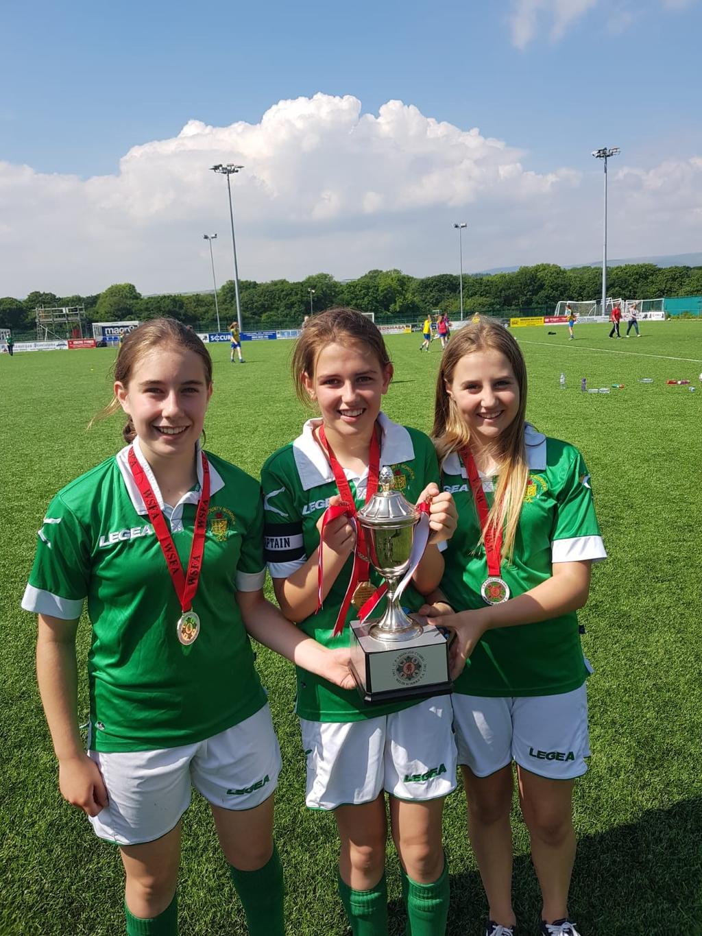 Football Success for Bryn Celynnog It was 10 months ago when comprehensive schools were asked to nominate girls to attend a trial with a chance of representing RCT schools in the Welsh Schools
