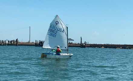 Sunday brought 15 20 knots of wind Youth Sailing Dates September 8-9 Rock the Rock Regatta, Corinthian Sailing Club, Dallas, TX September 22-23 Pirates of the Corinthian Regatta, Dallas Corinthian