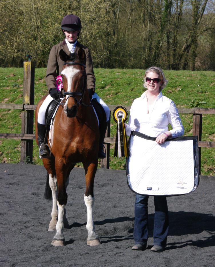 The Supreme champion was awarded an embroidered rug sponsored by Sinai Dressage as well as a voucher donated by Top Spec feeds for a free